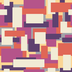 Simple seamless pattern of squares and rectangles for your design.
