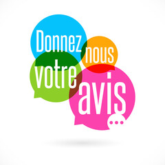 Donnez nous votre avis