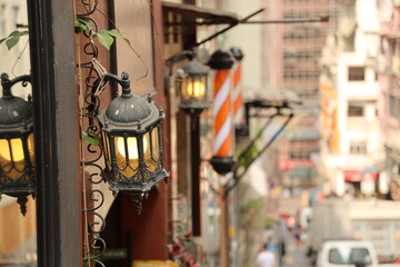 old street lamp