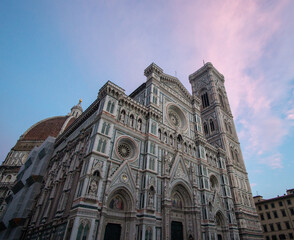 Cathedral of Saint Mary of the Flower, called Cattedrale di Santa Maria del Fiore in Florence Tuscany. Also known Cathedral of Florence or Duomo Di Firenze.
