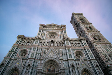 Cathedral of Saint Mary of the Flower, called Cattedrale di Santa Maria del Fiore in Florence Tuscany. Also known Cathedral of Florence or Duomo Di Firenze.