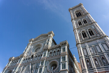 Cathedral of Saint Mary of the Flower, called Cattedrale di Santa Maria del Fiore in Florence Tuscany. Also known Cathedral of Florence or Duomo Di Firenze.