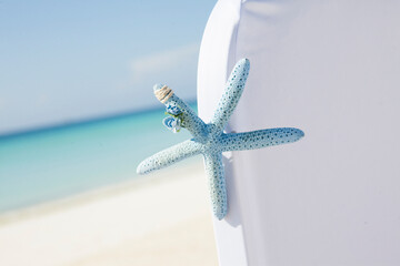 Star fish wedding decoration