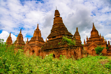 It's Bagan Archaeological Zone, Burma. One of the main sites of Myanmar.