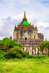 Obraz premium It's Thatbyinnyu Temple, Bagan Archaeological Zone, Burma. One of the main sites of Myanmar.