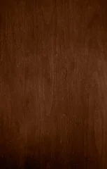 Fensteraufkleber Dark chocolate brown wood texture / background / pattern / wallpaper / surface © Patrycja