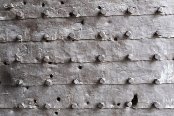 Texture of the iron gate of the Kalemegdan fortress in Belgrade