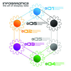 Infographic design template. Idea to display information, ranking and statistics.