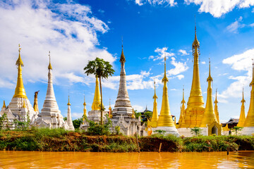 It's A temple over the Lake Inle, Myanmar