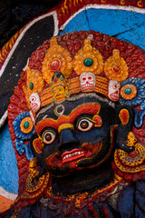 Religious figure in Lalitpur Metropolitan City (Patan), the third largest city of Nepal, Asia