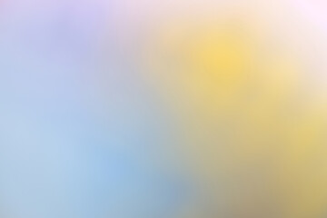 Abstract blue, yellow, in soft colorful, for blurred background.