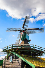 It's Zaanse Schans, quiet village in Netherlands, province North Holland
