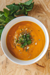 bowl of vegetable soup