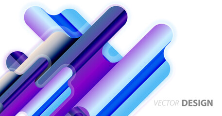 Abstract liquid lines geometric background