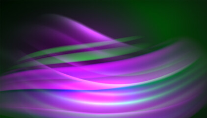 Fluid wave lines background. Trendy abstract layout template for business or technology presentation, internet poster or web brochure cover, wallpaper