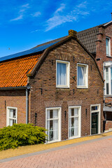 Fototapeta na wymiar It's Architecture of Volendam, North Holland, Netherlands