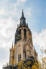 Fototapeta na wymiar It's Nieuwe Kerk (New Church), Delft, Netherlands