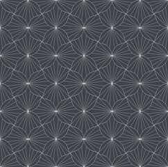 Elegant art nouveau seamless pattern. Abstract minimalist background. Geometric art deco texture.