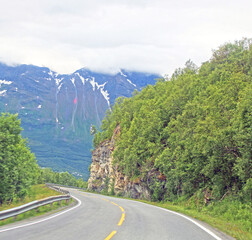 mountain road in the mountains