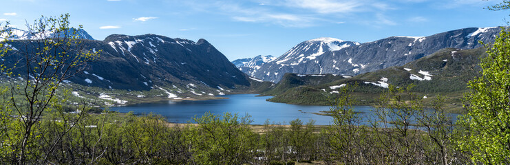 Park Narodowy Jotunheimen w Norwegii - obrazy, fototapety, plakaty