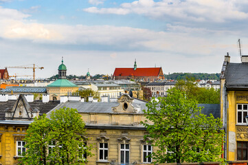 It's Architecture of the Old town of Krakow, Poland
