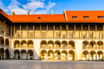 Fototapeta premium It's Wawel Royal Castle in Krakow, Poland