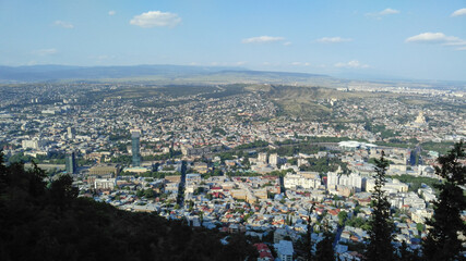 Fototapeta premium Georgia. Traveling in Georgia. Warm magical summer in Georgia. Tbilisi