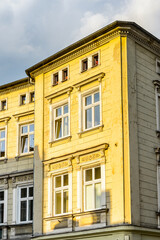 Fototapeta na wymiar It's Architecture of the Old town of Krakow, Poland