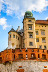 Fototapeta premium It's Part of the Wawel Royal Castle in Krakow, Poland