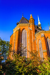 It's Saint Paul and Petr cathedral in Legnica in Poland.