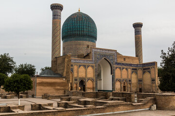 Obraz premium Gur-e Amir Mausoleum in Samarkand, Uzbekistan
