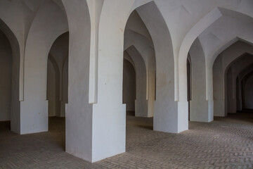 Interior of Kok Gumbaz mosque in Shahrisabz, Uzbekistan