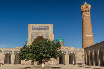 Courtyard of the Kalyan Mosque in Bukhara, Uzbekistan