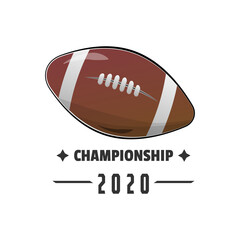 American Football Championship 2020 Symbol League Sport Tournament