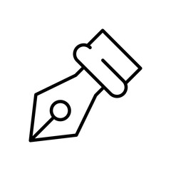 feather font point line style icon