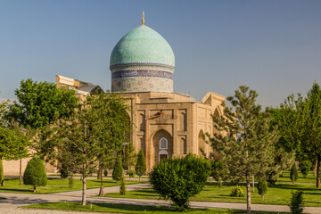 Kaffal Shashi Mausoleum, part of Hazrati Imom Ensemble in Tashkent, Uzbekistan