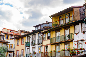 Oliveira Plaza of Historic Centre of Guimaraes, Portugal. UNESCO World Heritage