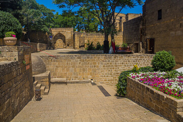 Fototapeta premium Naryn-Kala fortress in Derbent in the Republic of Dagestan, Russia