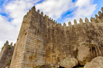 Guimaraes castle, Portugal. UNESCO World Heritage