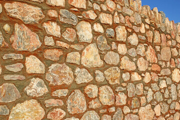 Close up of a stone wall	
