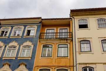 Obraz premium Architecture of the Historic center of Coimbra, Portugal. World Heritage site by UNESCO since 2013