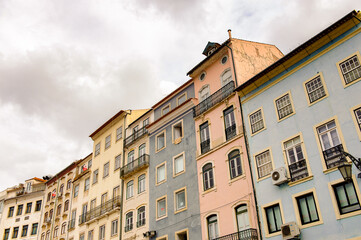 Fototapeta premium Architecture of the Historic center of Coimbra, Portugal. World Heritage site by UNESCO since 2013