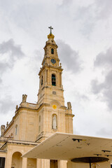 Basilica of Our Lady of the Rosary, Sanctuary of Fatima, Portugal. Important destinations for the...