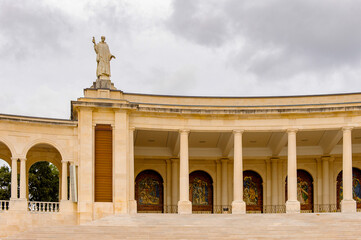 Sanctuary of Fatima, Portugal. Important destinations for the Catholic pilgrims and tourists