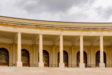 Obraz premium Sanctuary of Fatima, Portugal. Important destinations for the Catholic pilgrims and tourists