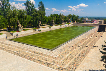 VOLGOGRAD, RUSSIA - JUNE 28, 2018: Memorial complex commemorating the Battle of Stalingrad at the...