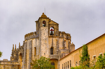 Fototapeta na wymiar Convent of Christ in Tomar,Portugal. UNESCO World Heritage Site