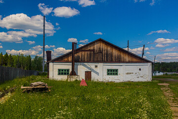 Building at the Museum of the History of Political Repression Perm-36 (Gulag Museum), Russia