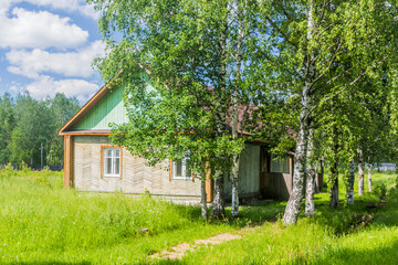 Building at the Museum of the History of Political Repression Perm-36 (Gulag Museum), Russia