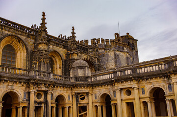 Convent of Christ in Tomar,Portugal.  UNESCO World Heritage Site